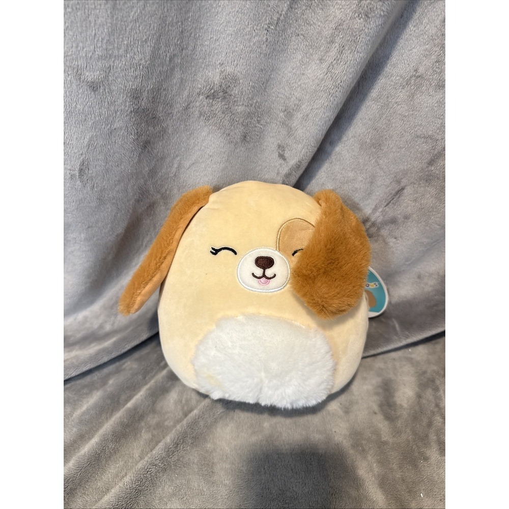 Squishmallows 10" Harrison The Dog Closed Eyes Plush KellyToy New with Tags